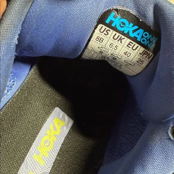 Hoka Women's Blue and White Athletic Shoes - Picture 5 of 5